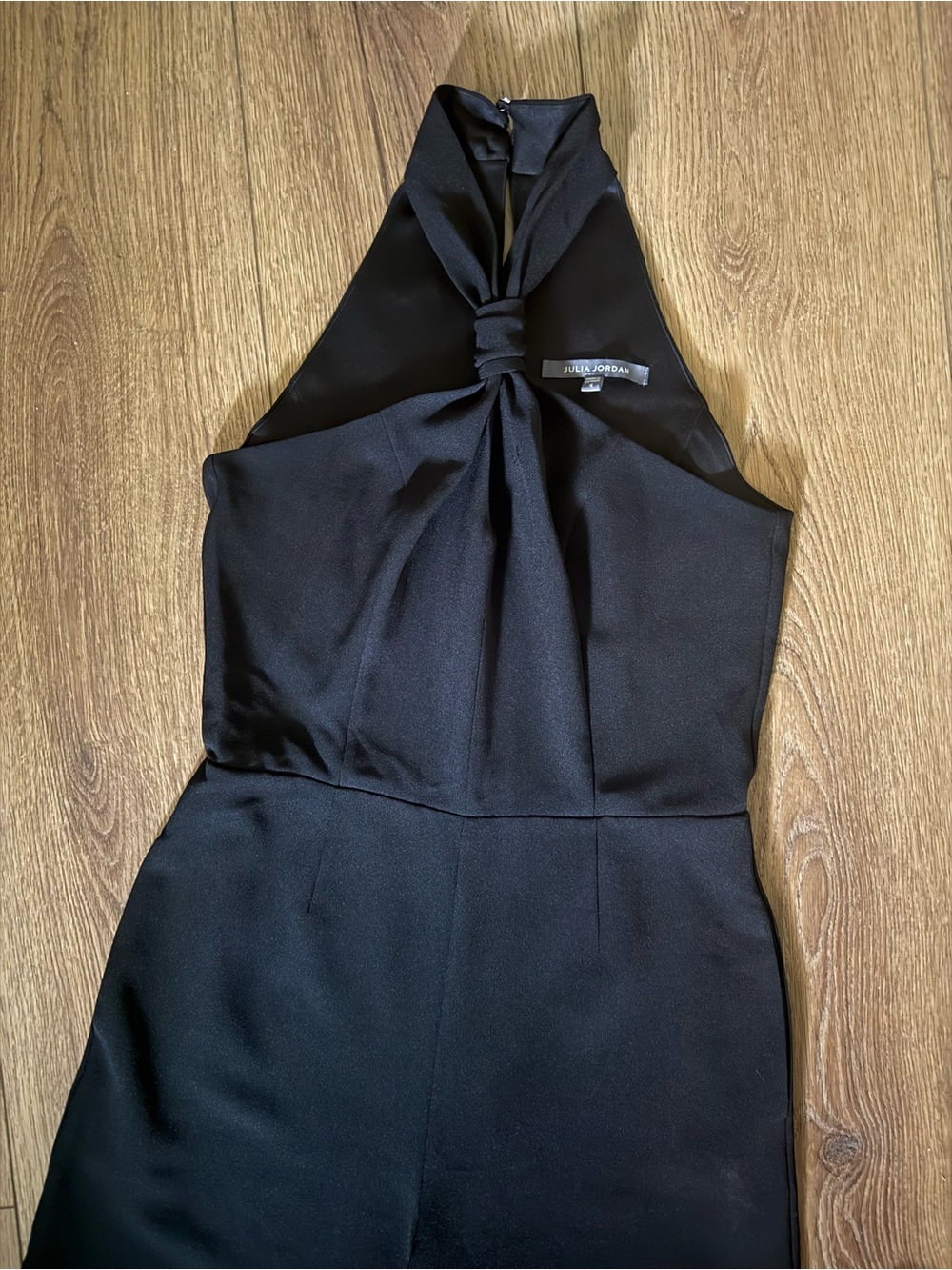 Julia Jordan Black Halter-Neck Jumpsuit